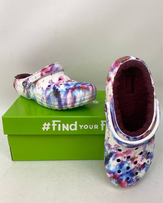 Сабо утеплені CROCS Classic Lined Tie Dye - 36-45