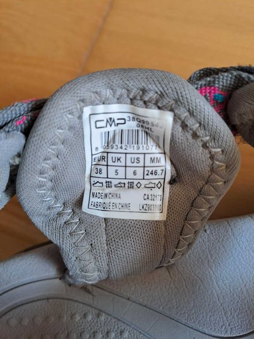 Sandały CMP roz. 38 stan BARDZO DOBRY