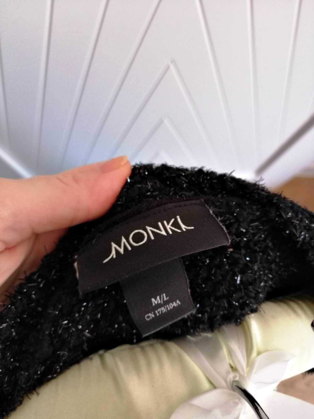 Czarny sweter rozpinany r. L-XL  Monki