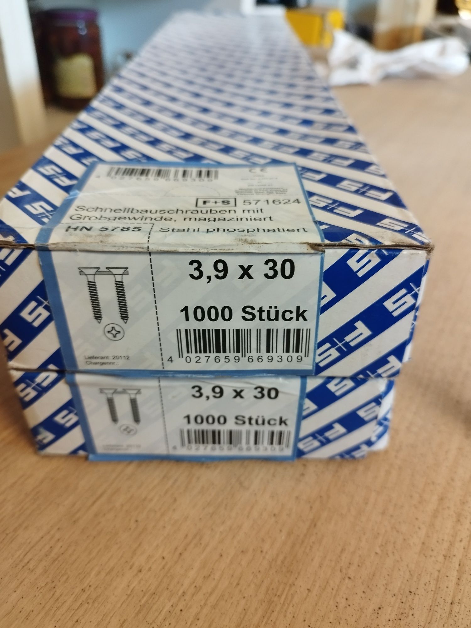 Wkręty na taśmie kartongips  3,9x30