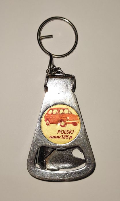 Fiat 126p Maluch brelok otwieracz do piwa breloczek PRL