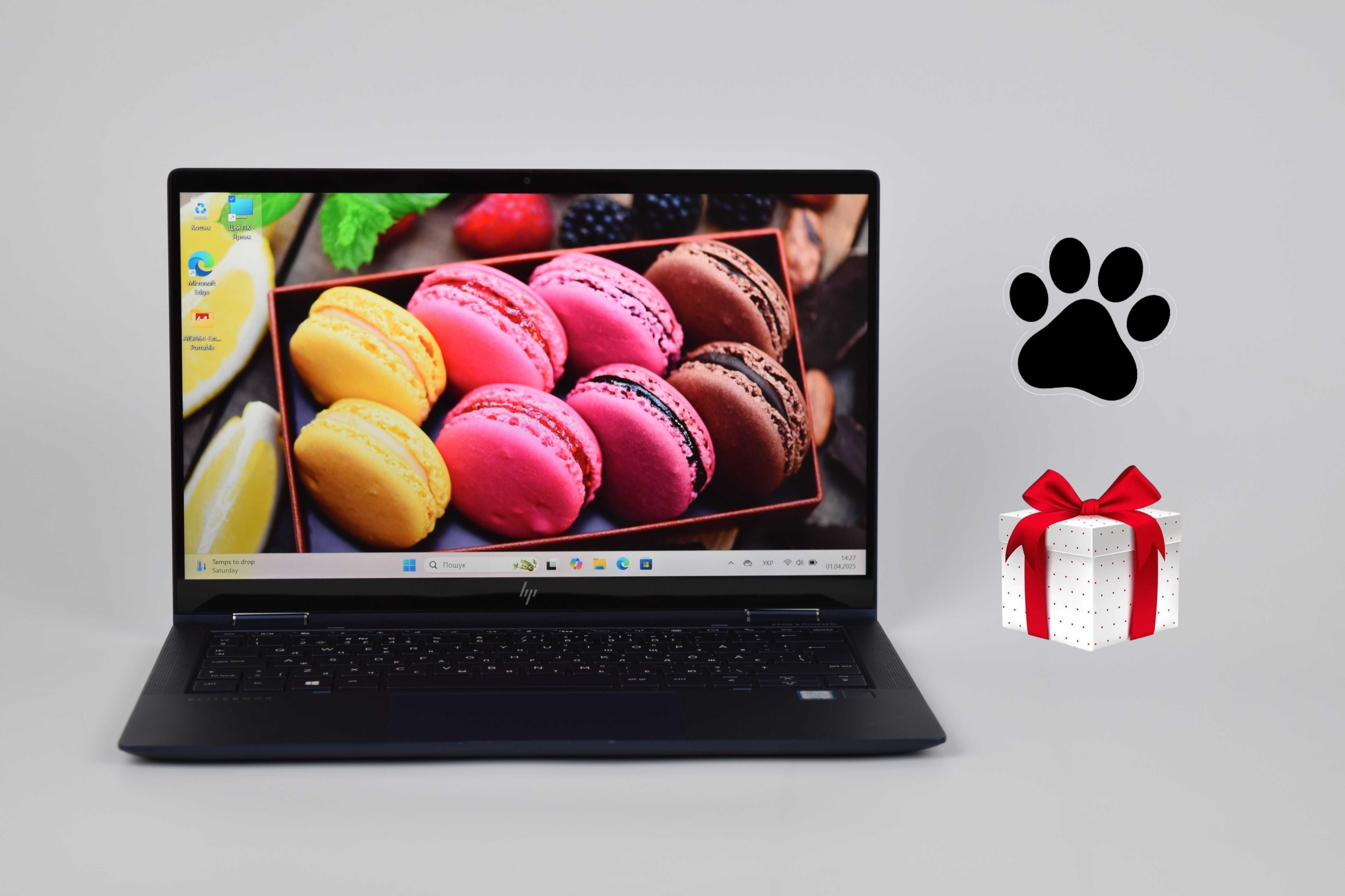 HP Elite Dragonfly i7-8565U 16гб ssd 256/512/1тб 13.3" IPS Ноутбук 4G