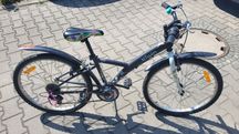 Rower dziecięcy B-Twin Poply 500 24 czarny