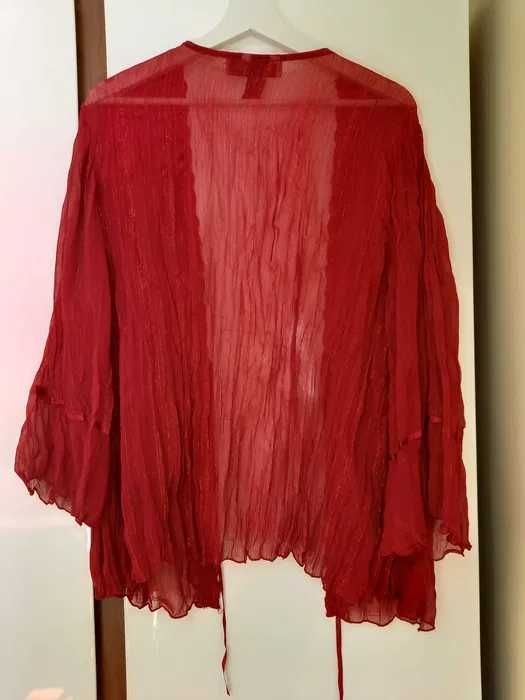 Komplet koszulka i narzutka damska 18/20W