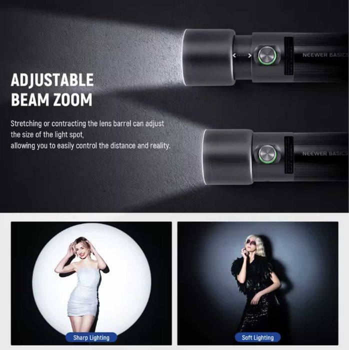 RGB фотоліхтар NEEWER FL10 10w 7500mah для відео фото фонарь для фото