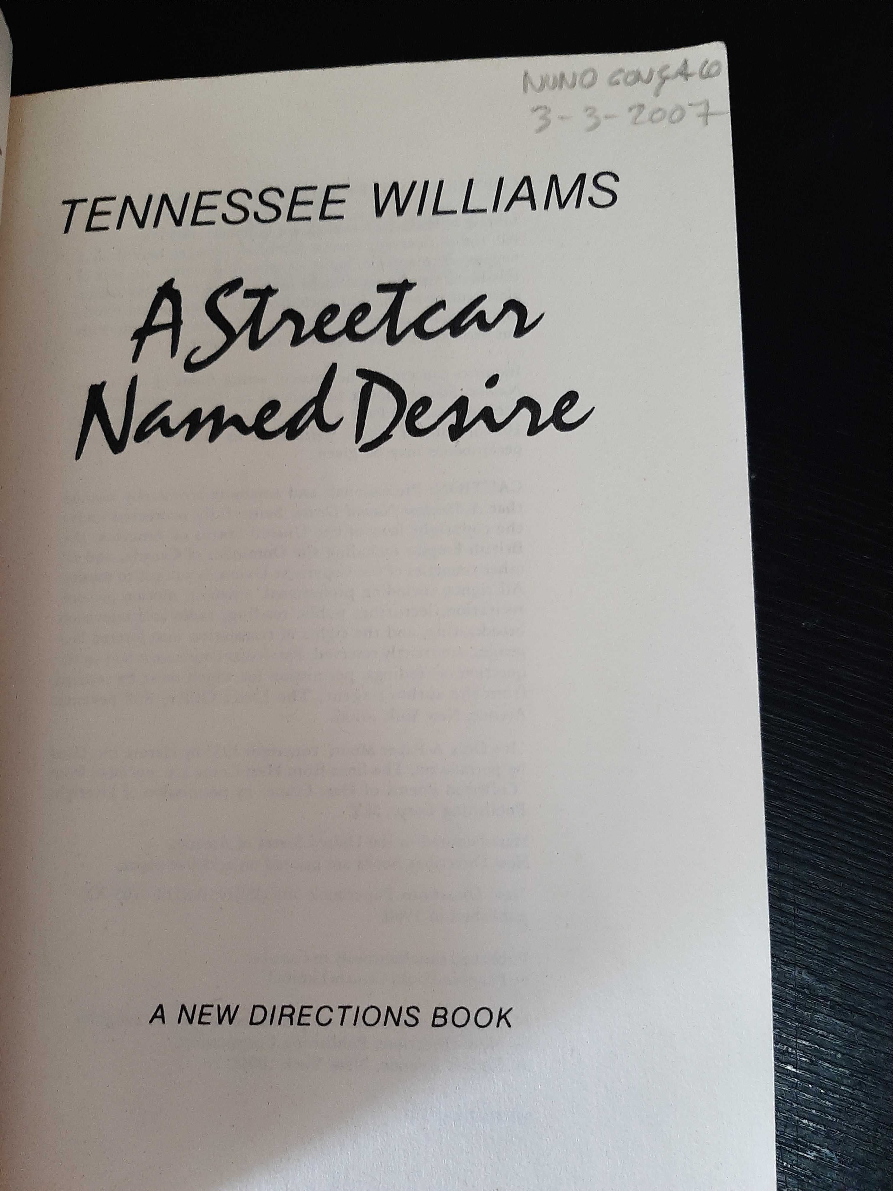 Tennessee Williams - A Streetcar Named Desire