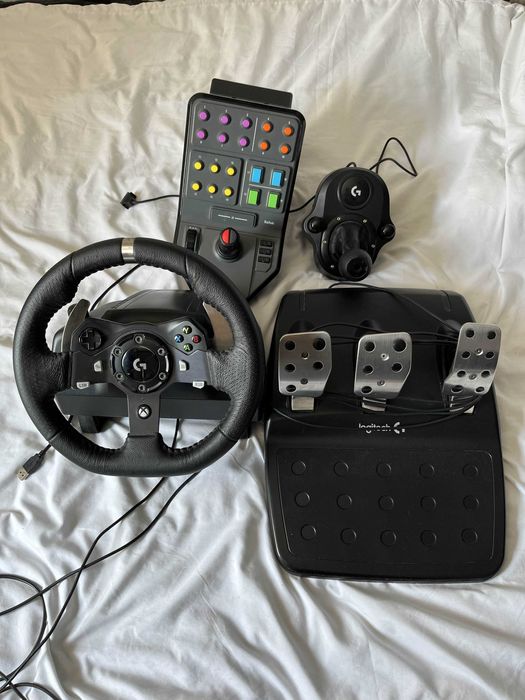 Logitech G920 + Shifter + Panel Saitek