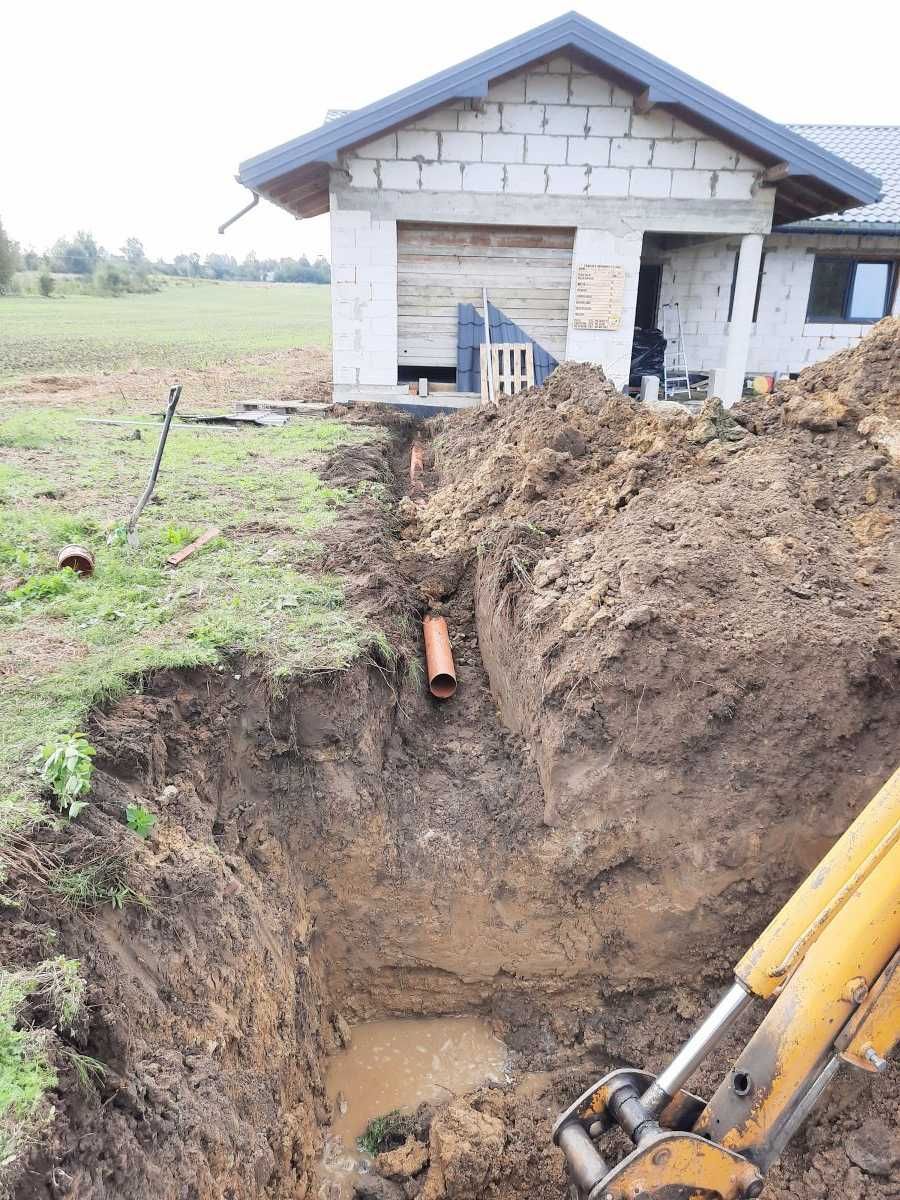 Szamba betonowe zbiorniki na szambo z WYKOPEM kompleksowo Skierdy