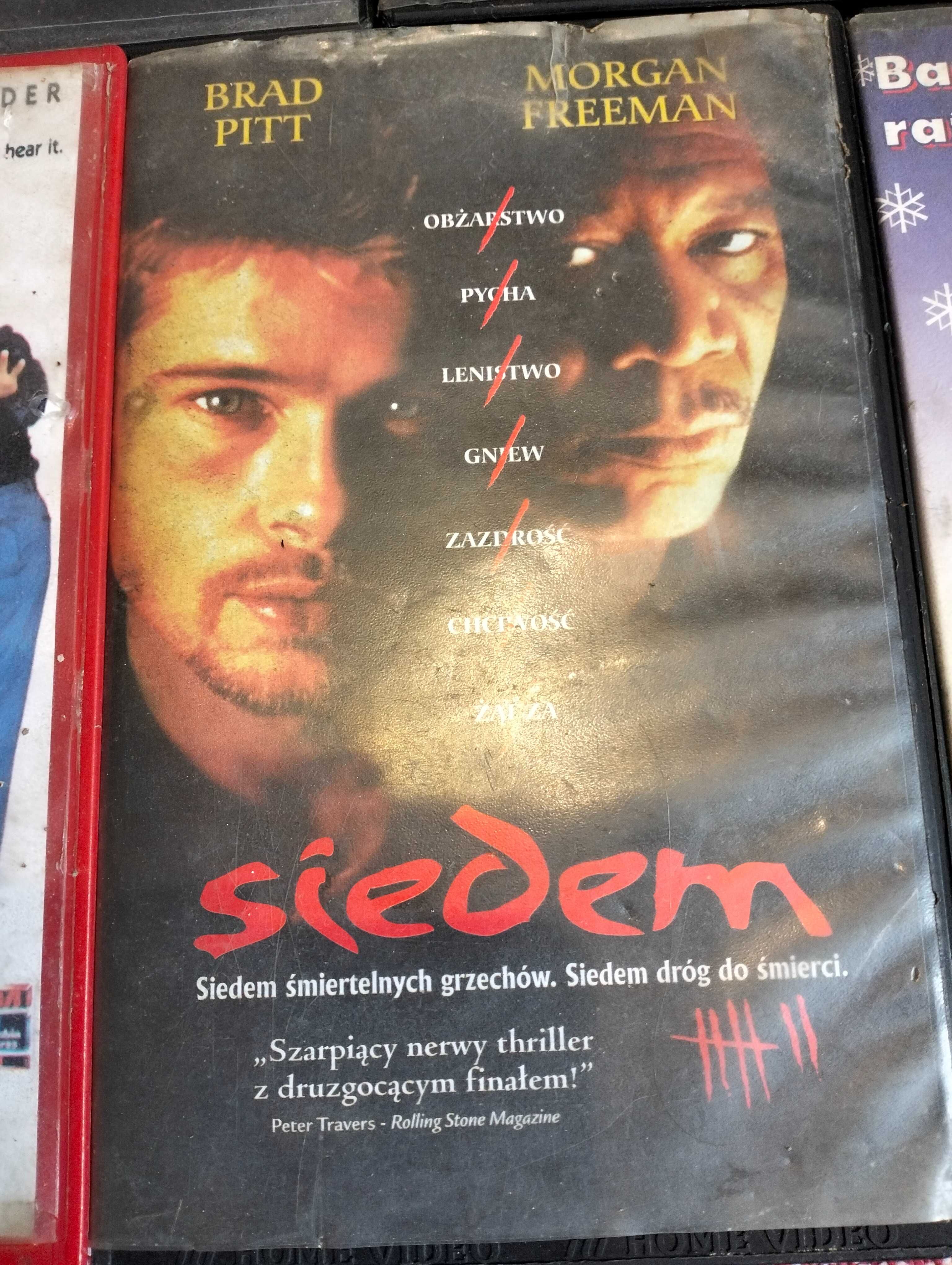 Kasety VHS orginalne, komedie i thrillery