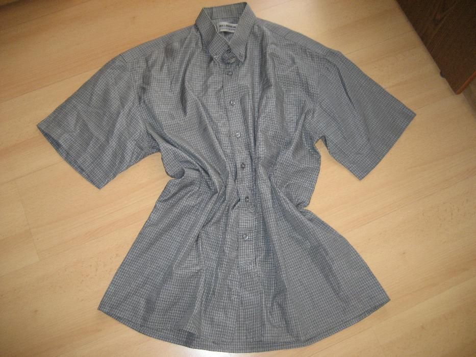 koszula krotki rękaw w drobną kratkę 41