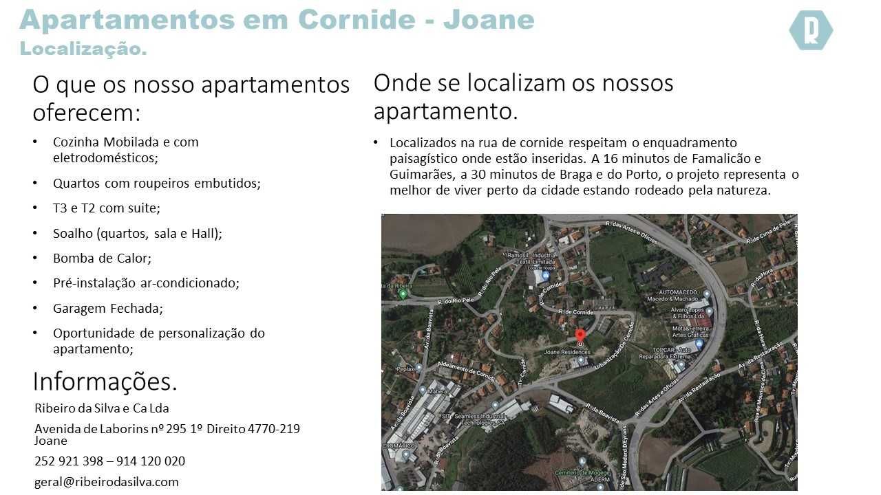 Apartamentos T1 T2 e T3 na Vila de Joane preços desde 170.000.00€