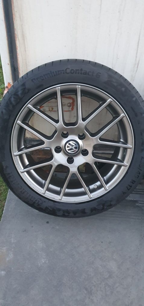 Sprzedam felgi 5×112 R17 z oponami letnimi 235-45 R17
