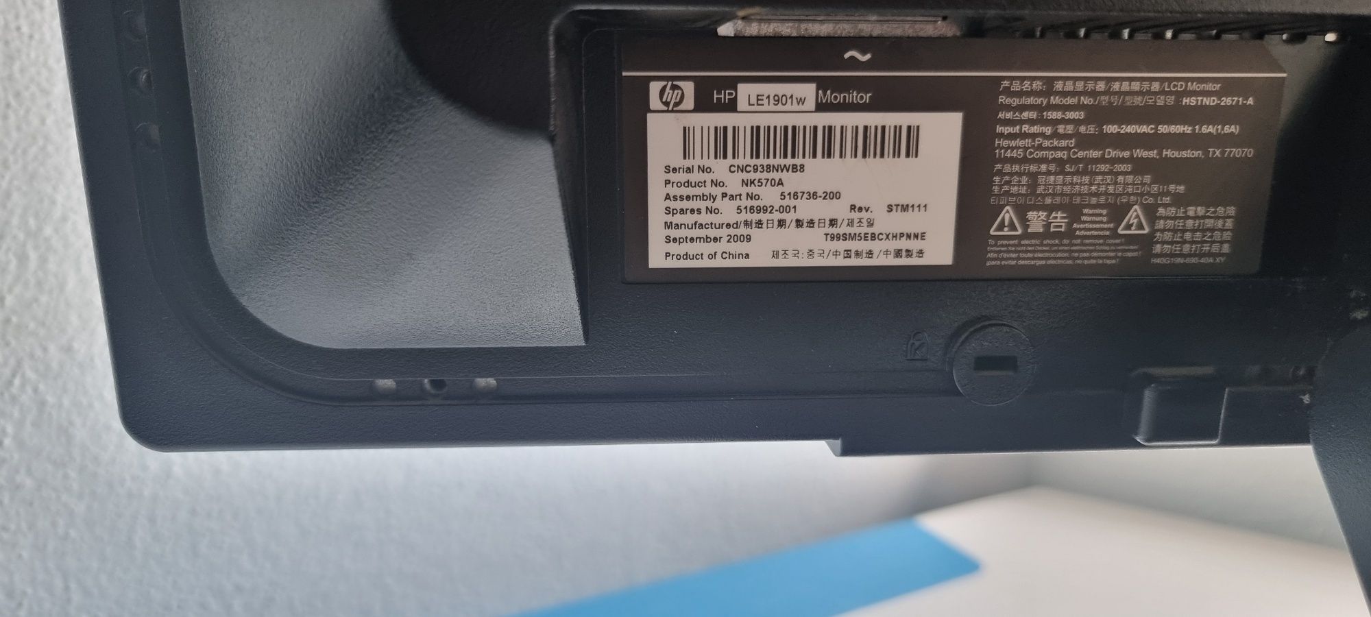 Monitor HP em bom estado