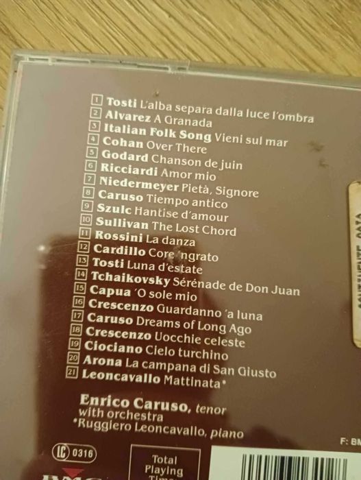 CD do tenor Enrico Caruso