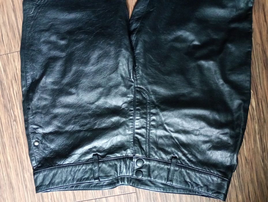Damskie spodnie skórzane 88cm