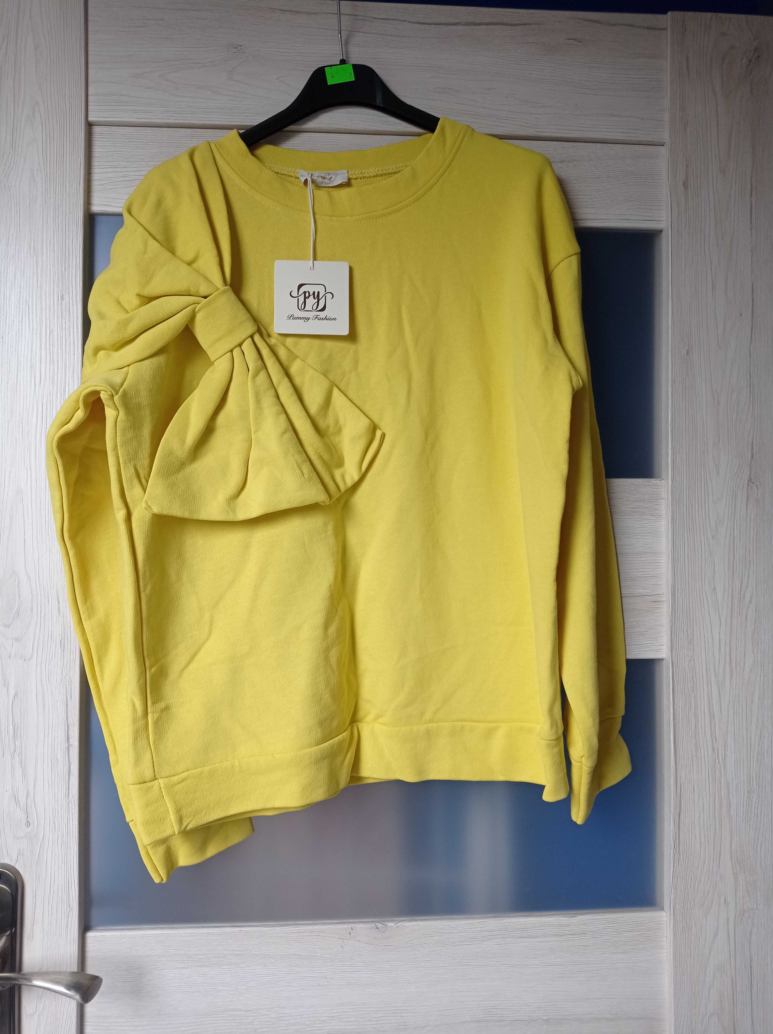 Bluza z kokardą uni