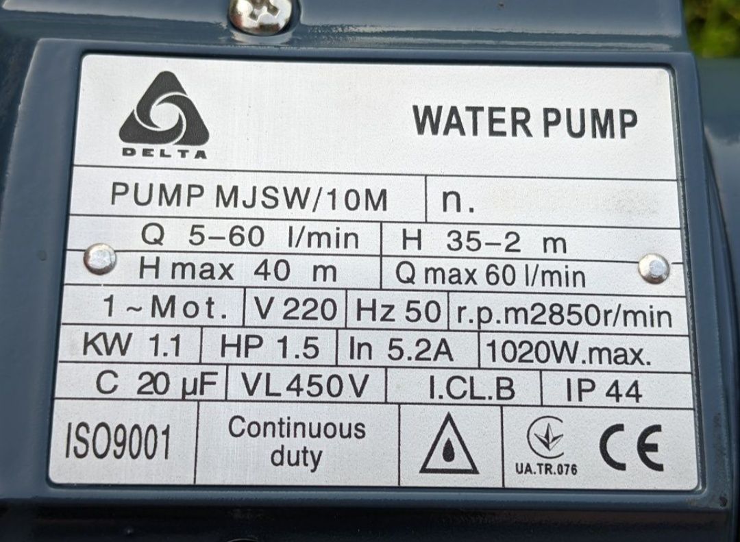 JSW 10m + SKR 6 насосна станція для водопостачання