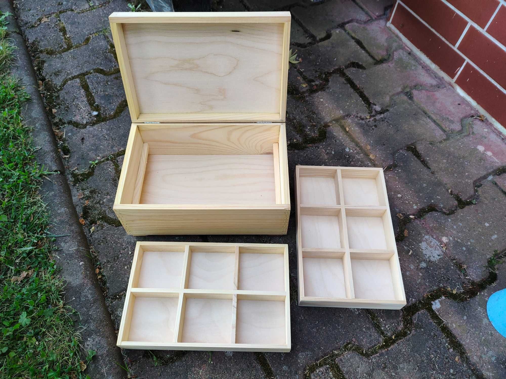 Organizer skrzynka pudełko decoupage 30x20x14,5 cm