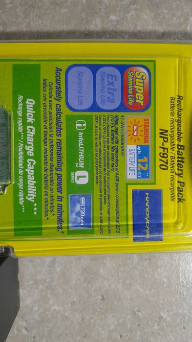 Аккумулятор для видеокамер Sony NP-F970 Оригинал