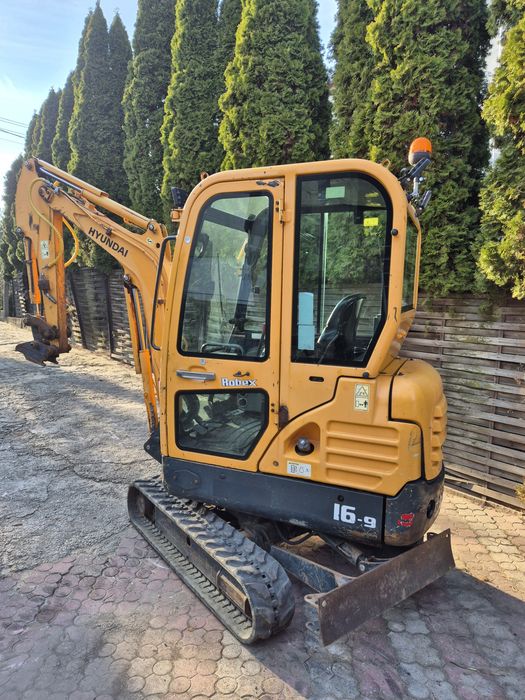 Minikoparka Hyundai Robex 16-9, 2014r, 3000mth mini koparka 1820kg
