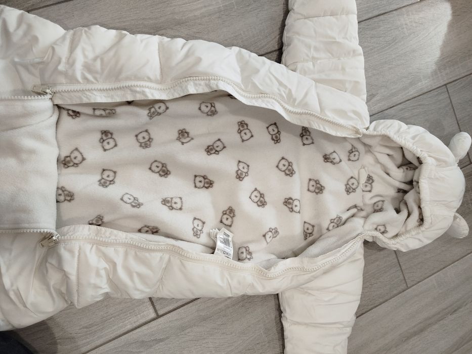 Kombinezon niemowlęcy kurtka 62 68 h&m ocieplany