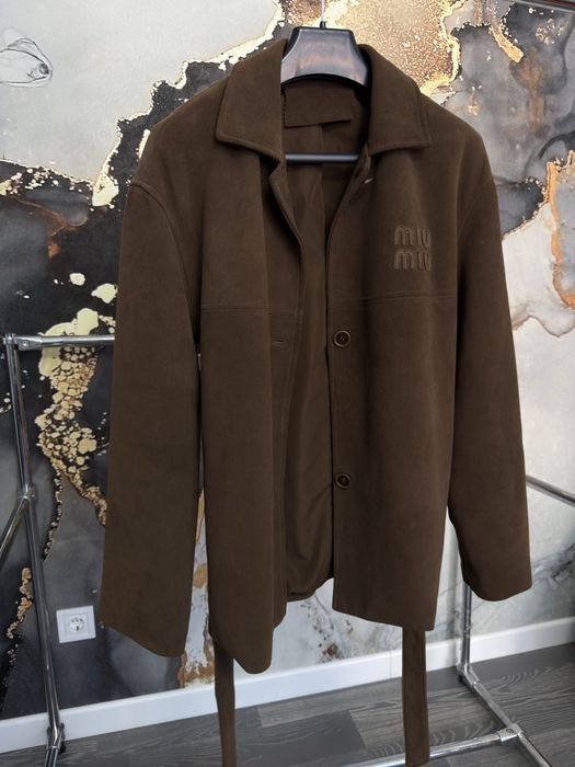 Піджак куртка замш міу