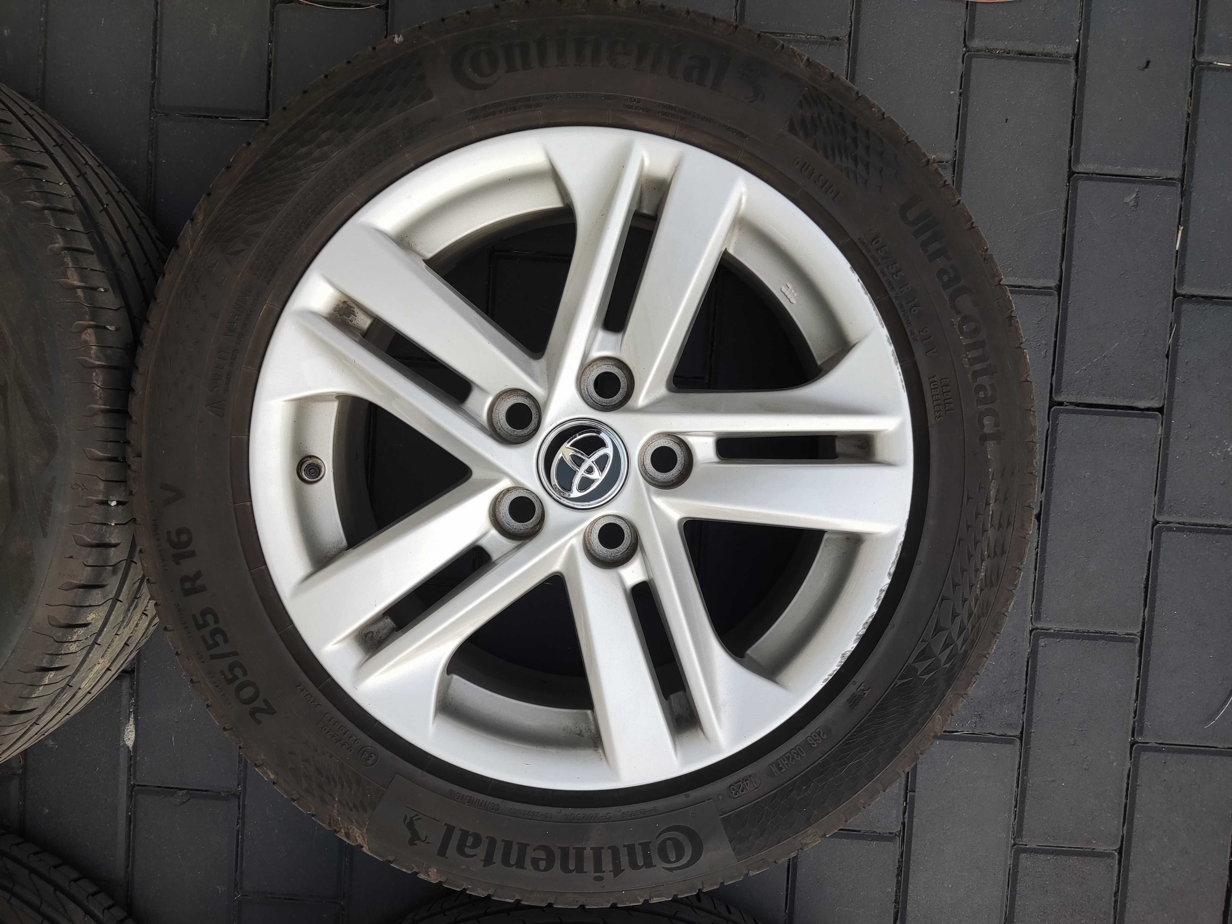 Koła 16' Toyota Corolla e21, oryginał, czujniki, lato