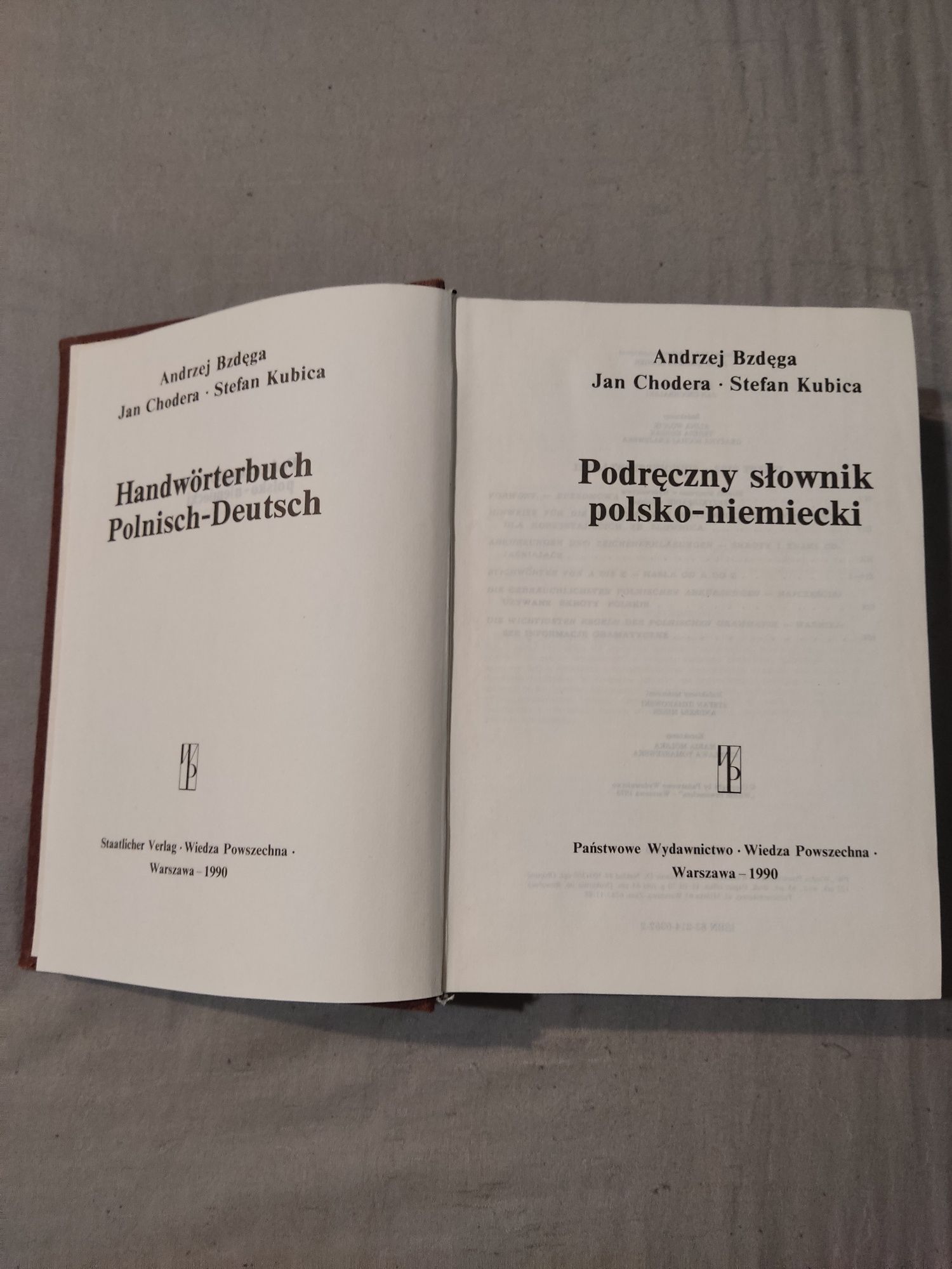 Podreczny Słownik - Polsko Niemiecki, Niemiecko Polski