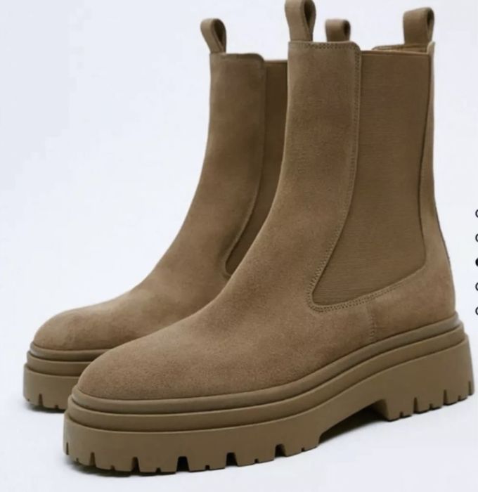 Черевики замшеві ZARA 36 р НОВІ