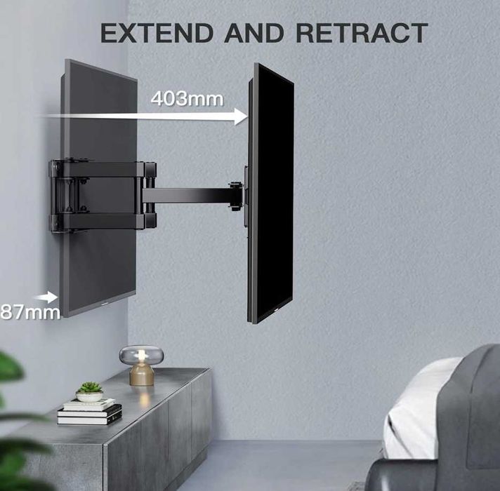 Uchwyt Ścienny Na Telewizor Obrotowy 90° Okazja