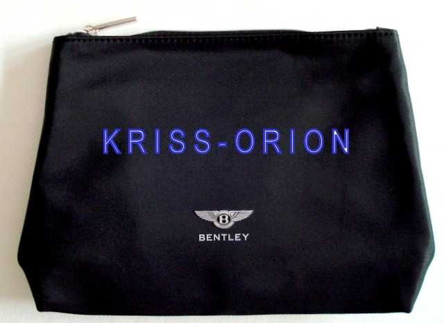 Bentley - Kosmetyczka  męska czarna .
