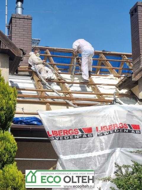 tanie docieplenie stropów, poddaszy pianą PUR