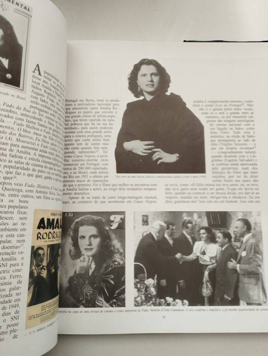 Livro fotobiografia de Amália Rodrigues como novo