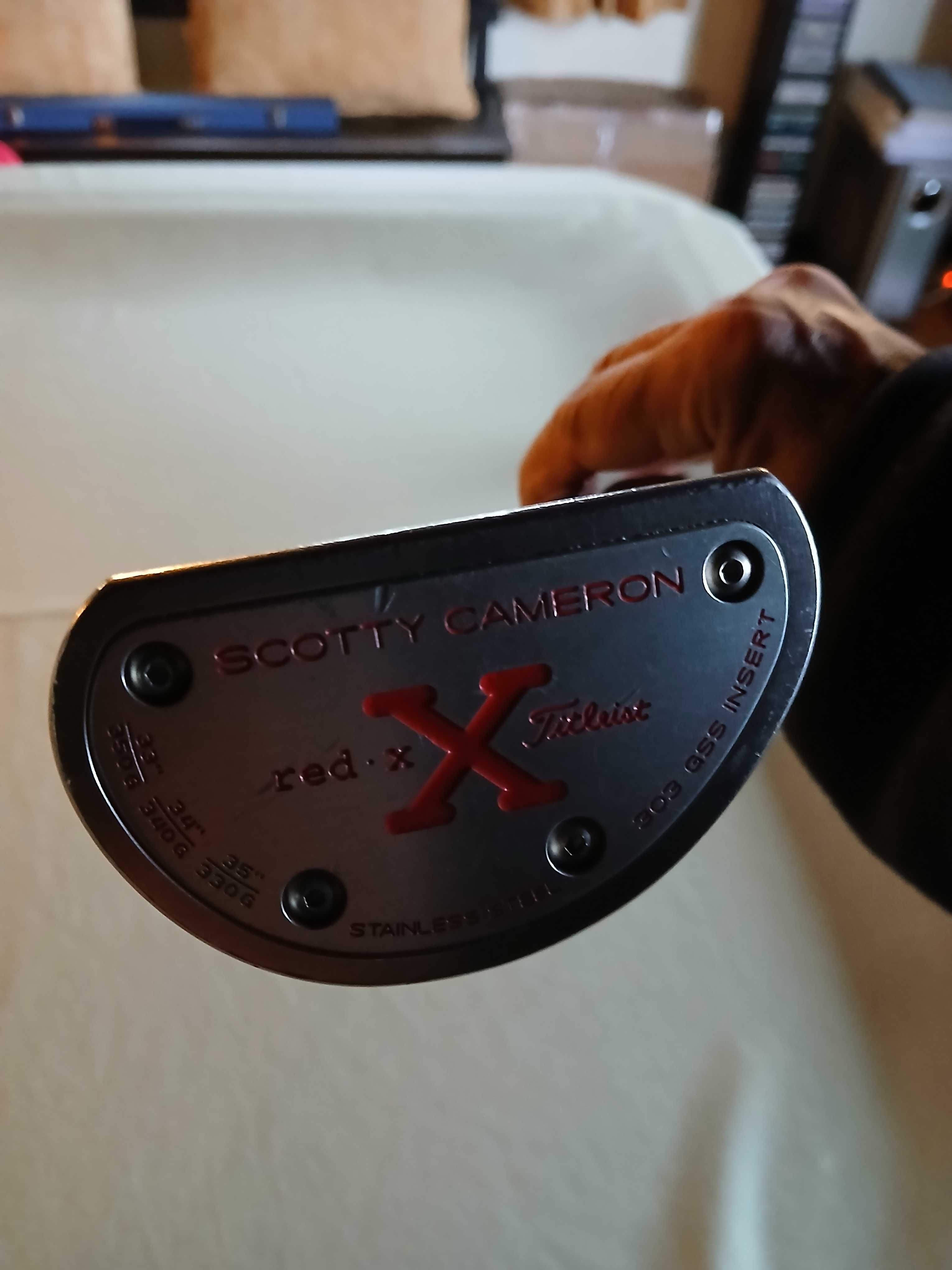 Putter scotty cameron mallet com grip novo super stroke