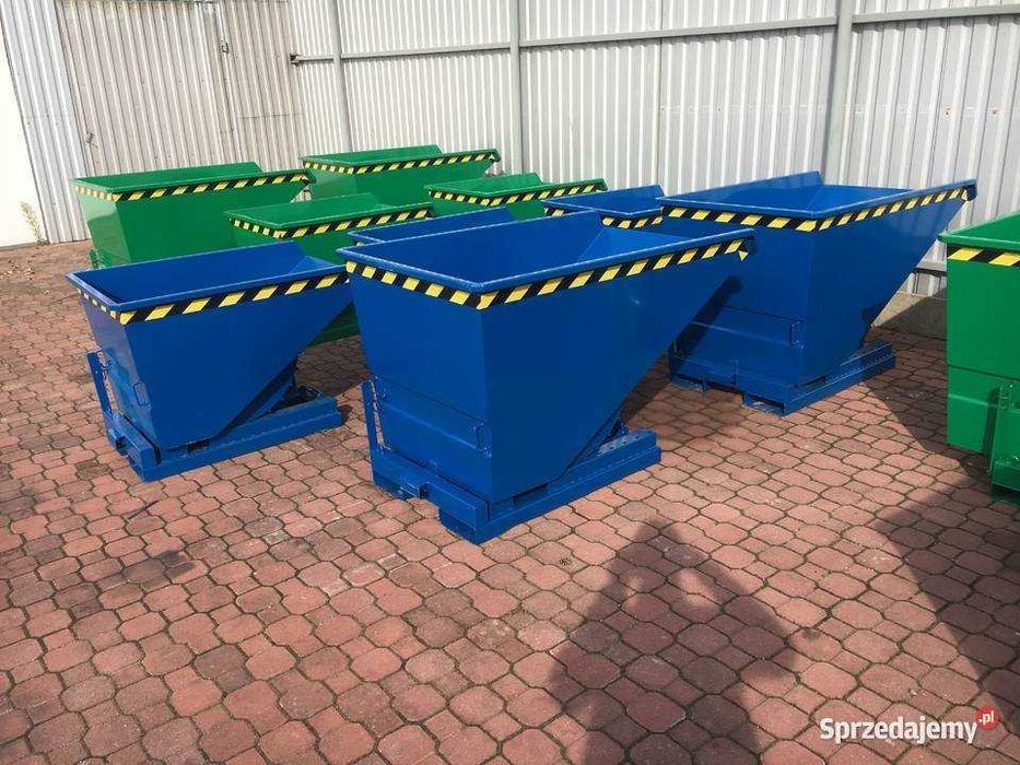 Koleba TK 300 Samowyładowcza, Solidna, Na Odpady Produkcyjne- kontener