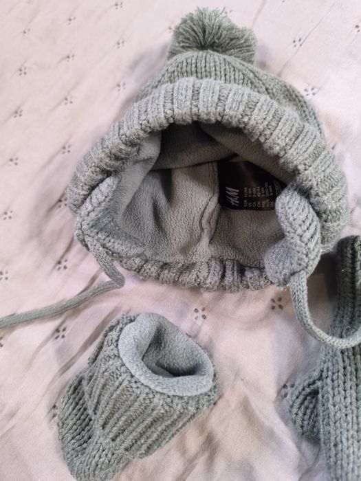 Zestaw czapka i rękawiczki