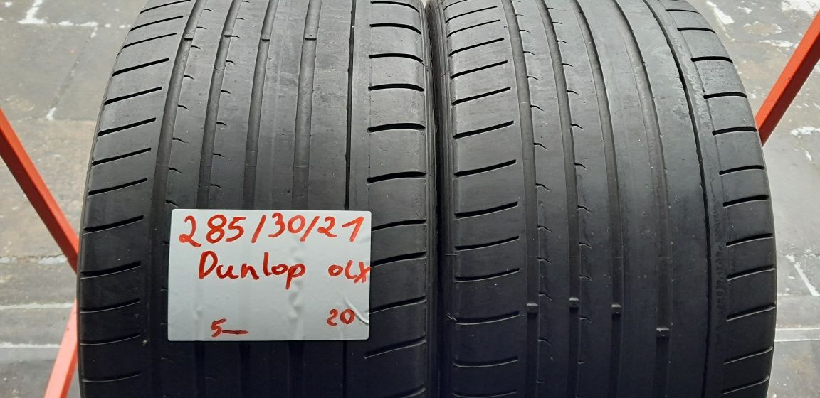 Opony Letnie 285÷30÷21÷.DUNLOP.ROK 2020.Cena 200 zł szt.Montaż.Wysyłka