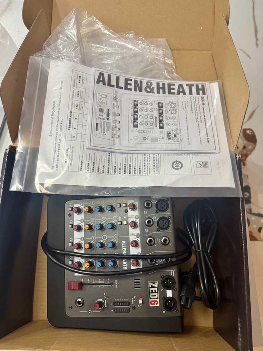 Mikser Allen&Heath ZED-6 mixer dj