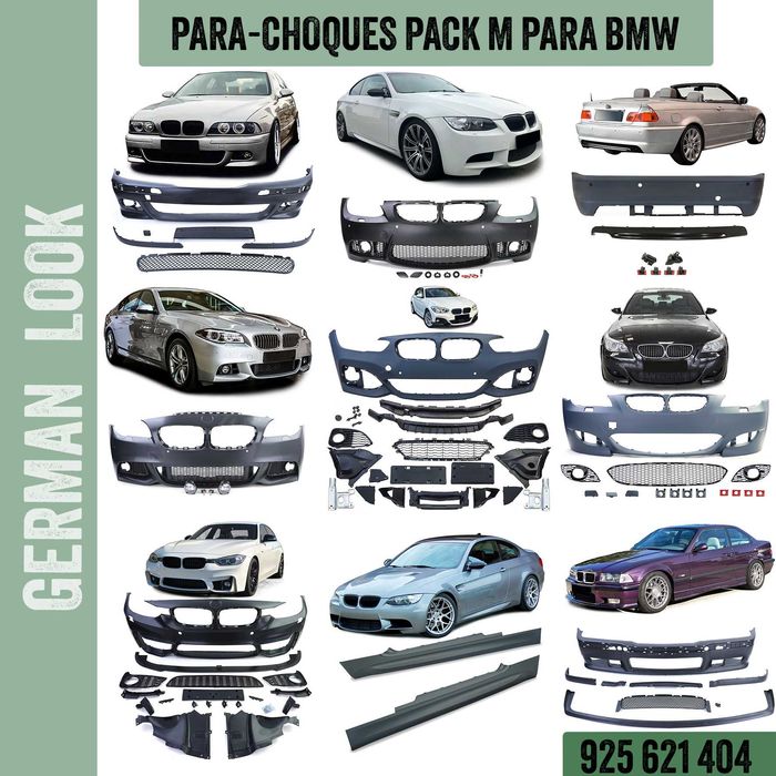 Para choques para BMW Série 1 2 3 4 5 Pack M M1 M2 M3 M4 M5 M-teck
