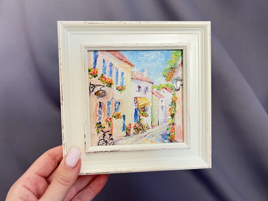 Олійний пейзаж «Вулиця Провансу»
