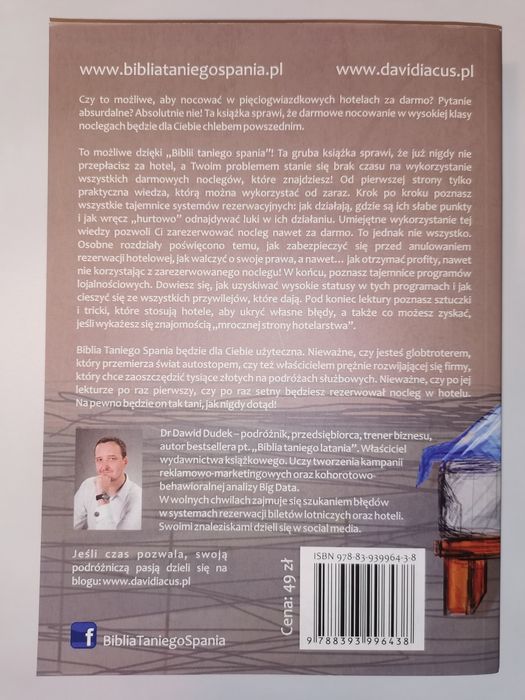 Biblia taniego spania + Biblia taniego latania. Dawid Dudek