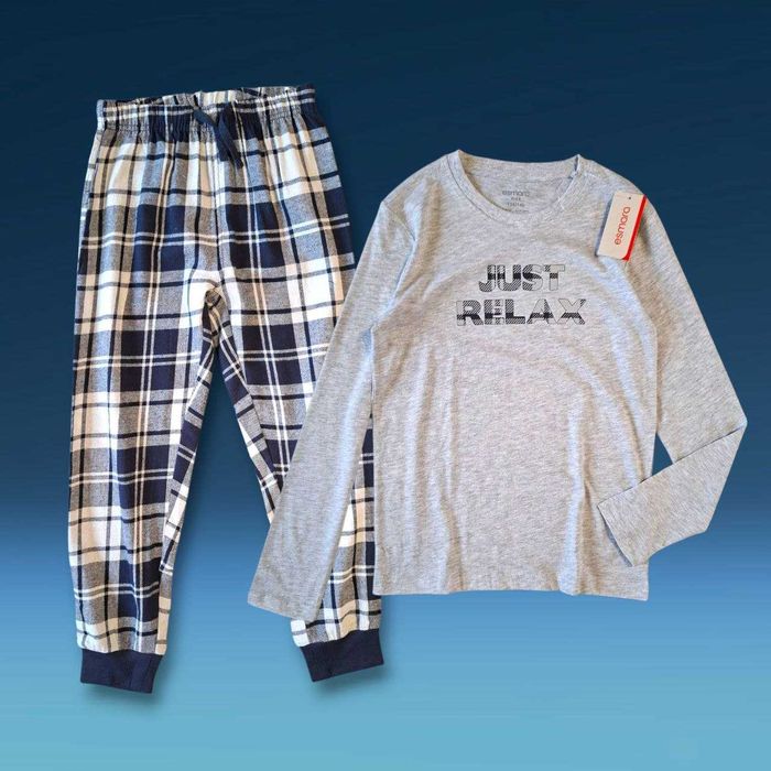 Піжама трикотаж фланель для хлопчика підлітка