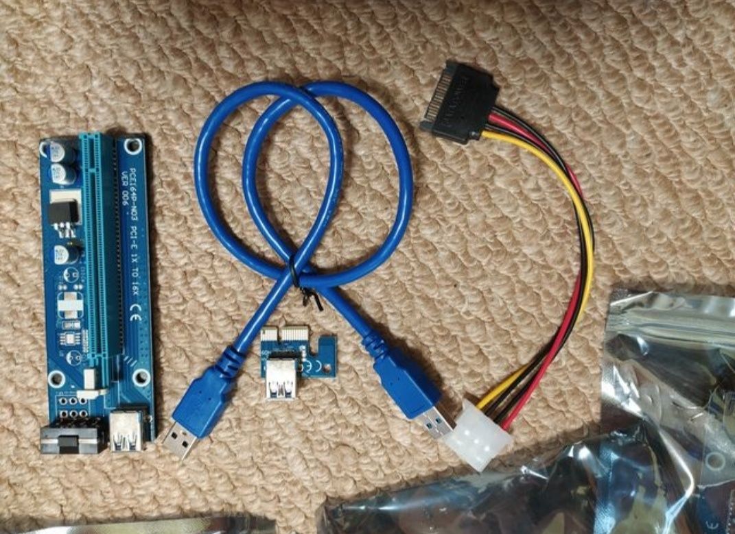 Райзер USB 3.0 PCI-E 1X - 16X Riser USB