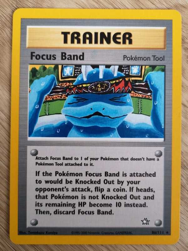 Focus Band - Carta Pokémon ORIGINAL