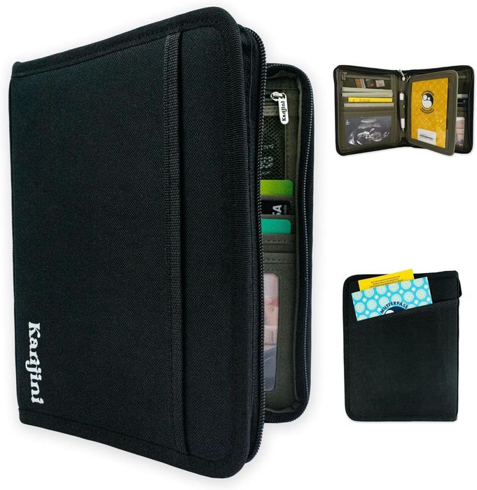 Organizer na Dokumenty Podróżne z 25 Przegródkami