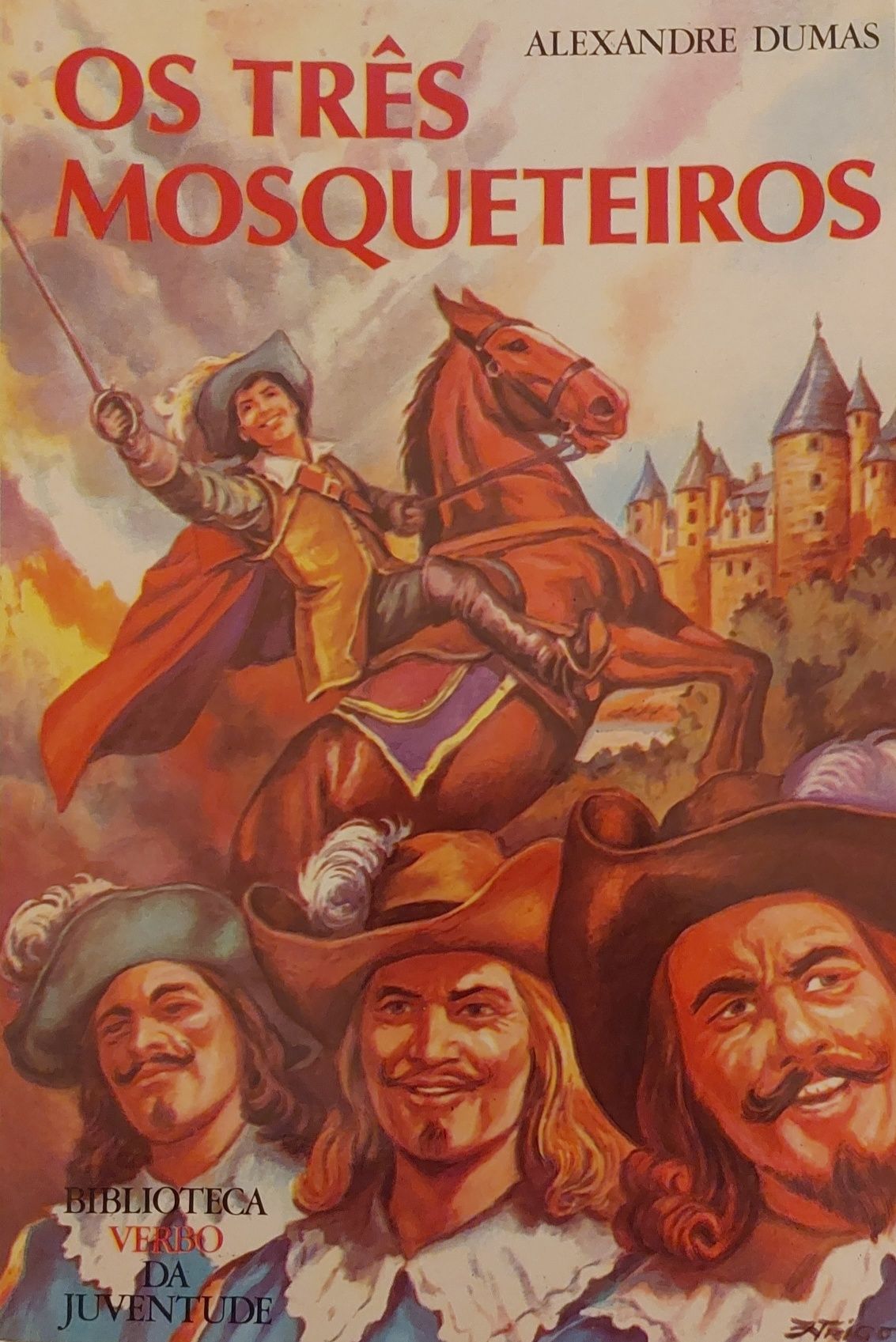 Livro "Os Três Mosqueteiros" de Alexandre Dumas