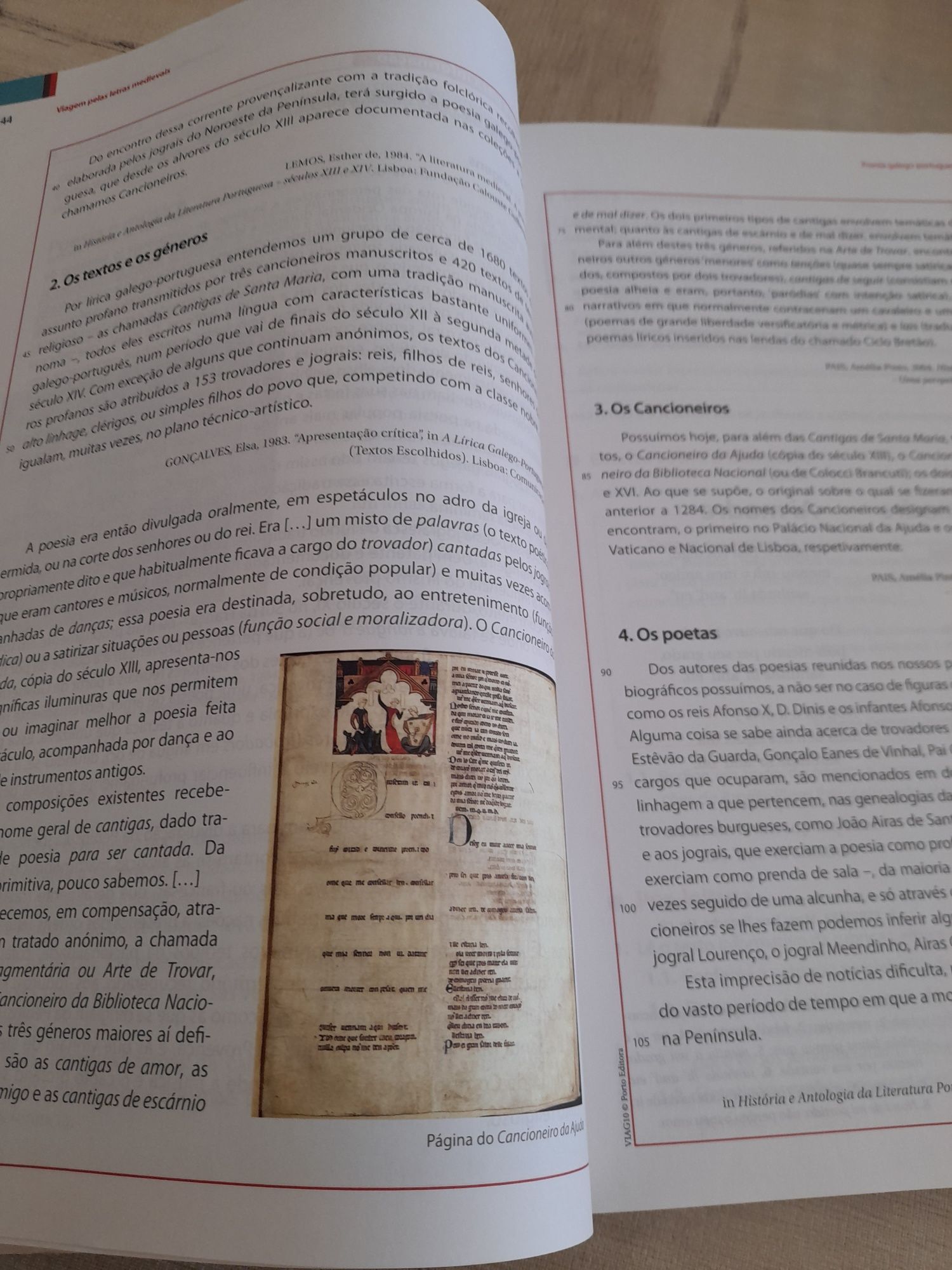 Manual escolar Literatura Portuguesa
