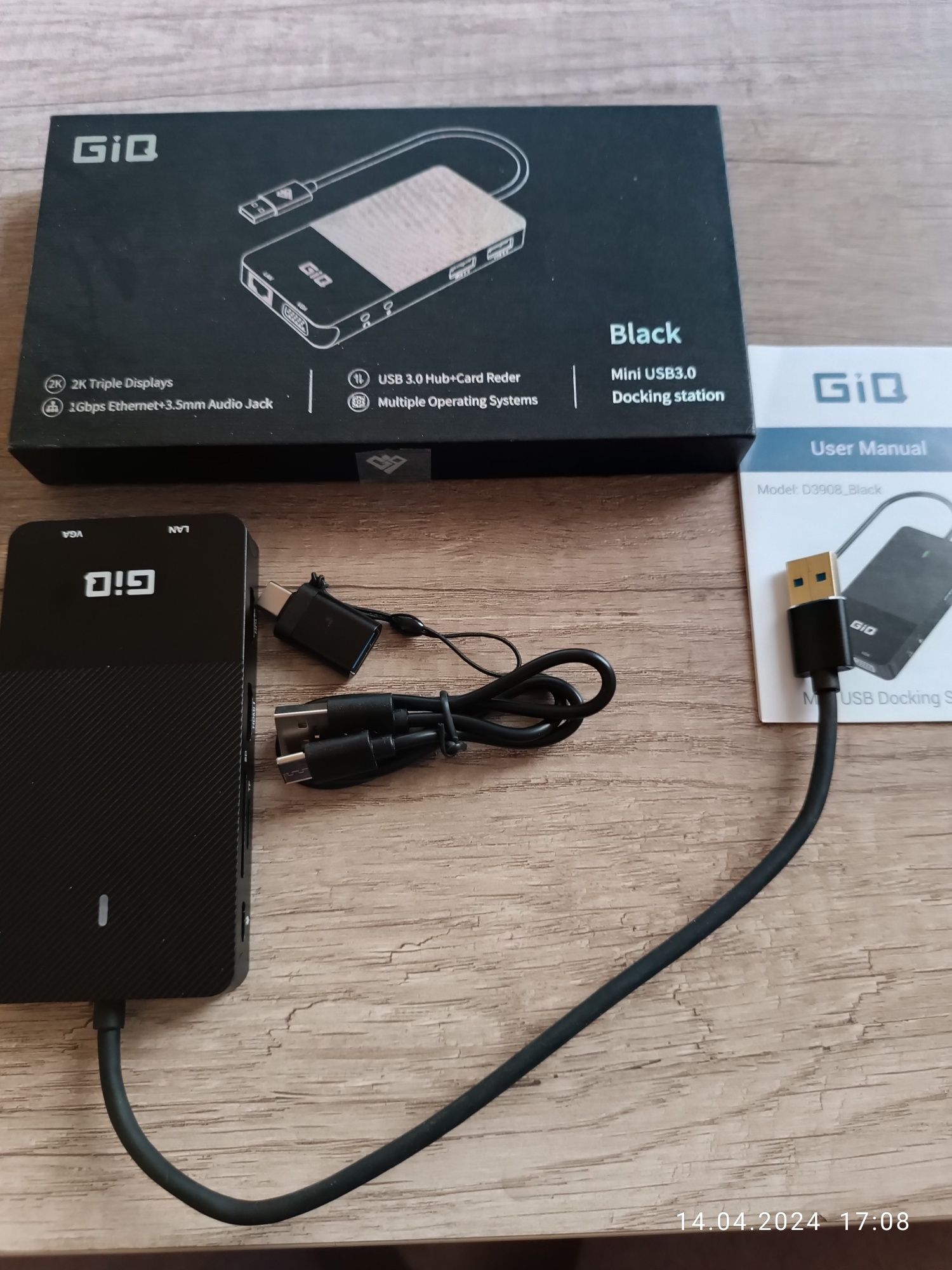 Stacja dokująca USB HDMI GiQ