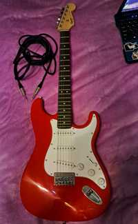 Електрогітара squier by FENDER MM STRAT HT red