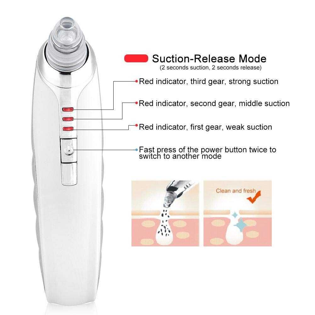 Aspirador remoção de cravos , pontos negros, sucção elétrica a vacuum